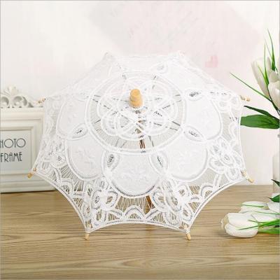 China For Bridal Gifts Bridesmaid Wedding Lace Vintage Umbrella Parasol for sale