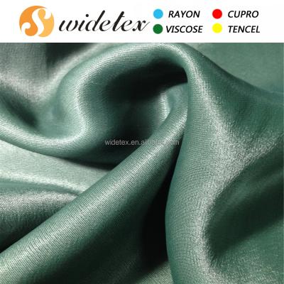 China Other 120D*120D 100% Viscose Satin Women Fabric For Garment for sale