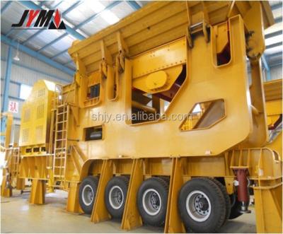 China AC Motor Rock Mobile Screening Plant Impact Crushing Machine For Aggregates for sale