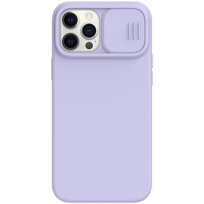 China NILLKIN Shockproof Cell Phone Silicone Case 4 Color With Slide Cover Camera Phone Cover For iphone 12 for sale