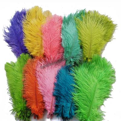 China Decoration feather material. Feather For Mask 20-25cm Party Items Or Ostrich Drabs Feathers Decoration For Carnival Costumes for sale