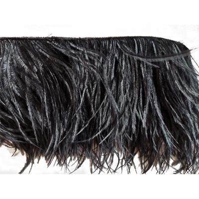 China Cheap high quality CHINA 10-17cm ostrich feather feather trim feather bangs for sale