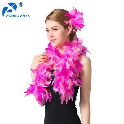 China Option. Wholesale Luxury Marabou Feather For Decoration Halloween Fluffy Feather Boa Rooster Party Supplier Manufacturer for sale