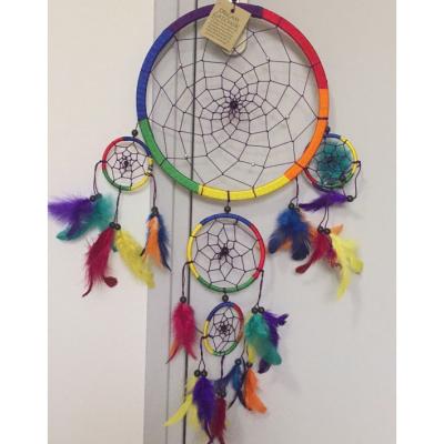 China Hot Sale Handmade Dream Catcher Room Wall Hanging Party Decoration Battery Operated Hanging Ornaments for sale