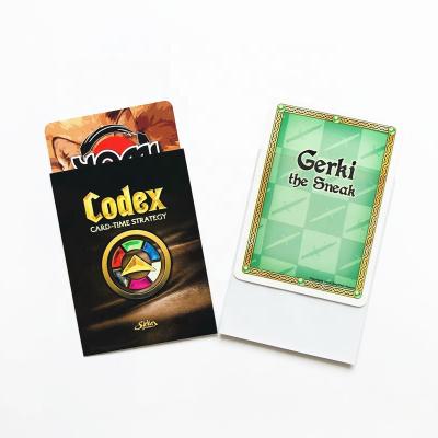 China Recyclable card sleeves mtg board games card protector for merchant game for sale