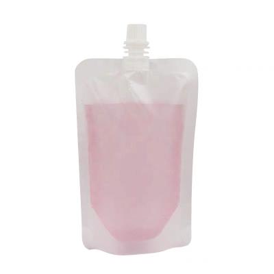 China Shock Resistance 50ml, 250ml, 500ml Stand Up Spout Pouch Recyclable Drink Pouch for sale