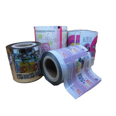 China Recyclable LLDPE Laminated Film Rolls Custom Printed Automatic Food Packaging Film Gasket Rolls for sale