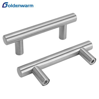 China Modern Brushed Nickel Stain Steel Cabinet Hardware Cabinet Pulls For Kitchen And Bathroom Cabinets for sale