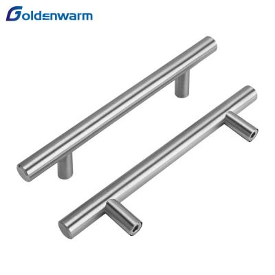 China Modern Kitchen Cabinet Stainless Steel T Type Handle Pulls for sale