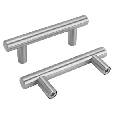 China Contemporary Sideboard T Bar Stainless Steel Drawer Handle Pull Door Handle for sale