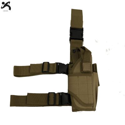 China Universal Outdoor Hunting Tactical Leg Thigh Gun Holster Hunting Gun Bag New Arrival Waist Holster for sale