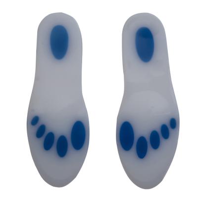 China High Quality Medical Integral Soft Silicone Breathable Protective Foot Care Insole For Health Care for sale