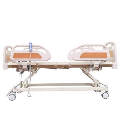 중국 Home Nursing Electric Medical Bed 5 Centers Function Multifunctional Patient Adjustable Hospital ICU With Cheap Price 판매용