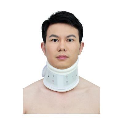 China Breethable Hole Health Care Cervical Vertebra Neck Brace Collar Orthopedic Adjustable Medical Neck Support for sale