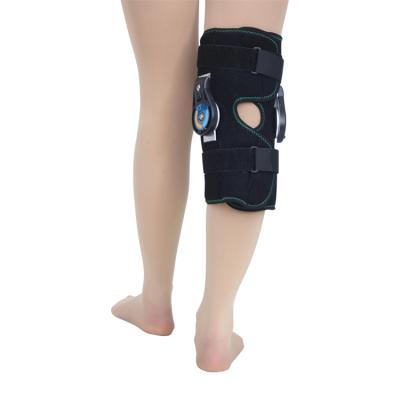 China Hot Selling Hinged Protective Knee Orthosis Knee Injury Support Brace Knee Pad for sale