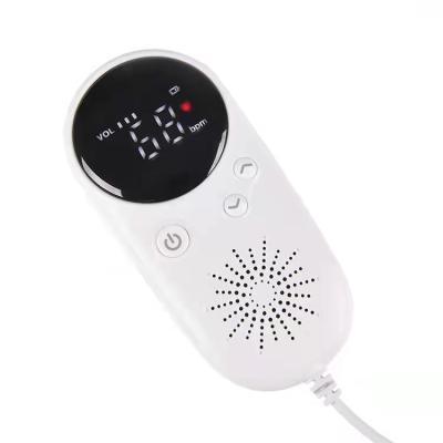 China Home Clinic Fetal Doppler Hospital Improved Home Fetal Pregnancy 3.0MHz Monitor Baby Fetal Heart Rate Detector LCD Display Show No Radiation for sale