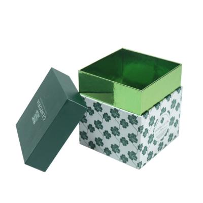 China Logo Printed Rigid Cardboard Candle Packaging Box / Disposable Custom Retail Gift Boxes for sale