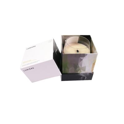 China Logo Printed Luxury Gift Disposable Custom Candle Packaging Boxes for sale