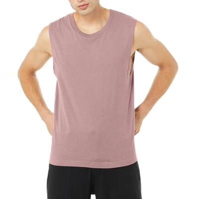 China Breathable wholesale mens sports tank top custom made fitness vest muscle bodybuilding wholesale tank top for men for sale