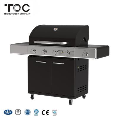 China Wholesale Modern Easily Assembled BBQ Grill Stainless Steel BBQ Smokeless Outdoor Gas Grill for sale