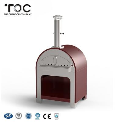 China Indoor / Outdoor Stainless Steel Wood Fired Pizza Restaurant Outdoor Household Portable Oven for sale