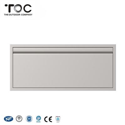 China Customized Commercial Outdoor BBQ Kitchen Accessories Stainless Steel Storage Drawer Easily Cleaned for sale