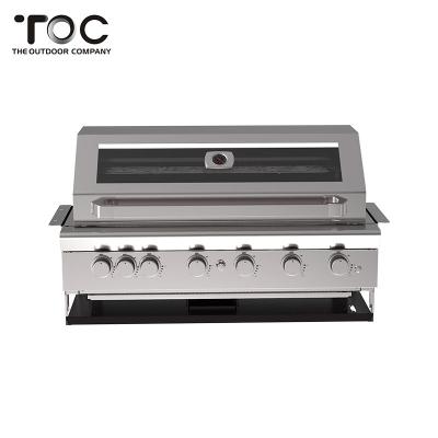 China Easily Assembled Professional Stainless Steel Commercial Outdoor Propane Kitchen Table OEM/ODM Built-in BBQ Gas Grill for sale