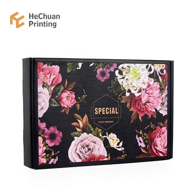 China Recyclable Fancy Pattern Corrugated Design Pattern Free Packang Paper Box Customized Color Boxes Size Lipstick Set Packaging Box for sale