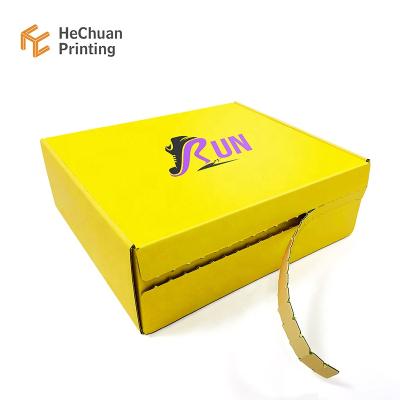 China High End Recyclable Sneakers Packaging Box Tear Off Tape Mailer Box Self Adhesive Maile Boxes China Manufacturers and Suppliers for sale