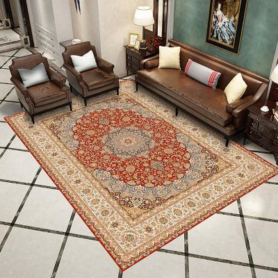 China Manufacture Washable Wholesale Blankets For Living Room Dining Room Soft Plush Printed Carpet for sale