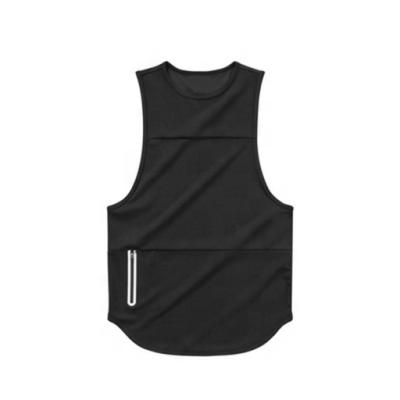 China Solid Color Summer QUICK DRY Sports Running Mens Fitness Vests, Custom Mens Workout Vests Sleeveless Gym Shirt, Muscle Cotton Tank Tops for sale