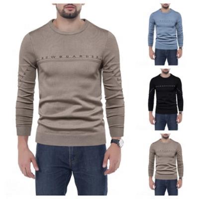 China Custom made any specifications according to your ideas fall printed mens fashion knitted crewneck sweater wholesale, simple mens pullovers sweaters, men knited winter outdoor sweaters for sale