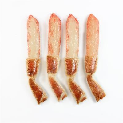 China Global Fake Food Toys Realistic Fake 3D Plastic Crab Claw for sale