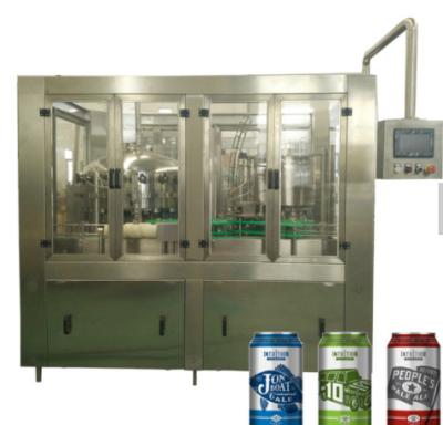 China Cans aluminium juice / beverage / beer filling machine beer can filler aluminum can filling sealing machine in factory p for sale