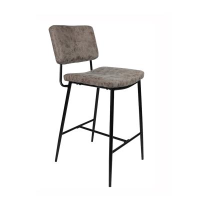 China Modern Durable Stable Commercial Furniture Bar Stools Chair Metal Frame Bar Chair for sale