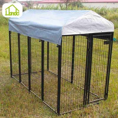 China Breathable Cheap Durable Outdoor Large Dog Kennel With Waterproof Cover for sale