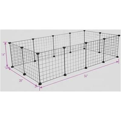 China DIY Breathable Pet Playpen Wire Cage with Ladders for Kitten, Rabbit, Chinchilla. for sale