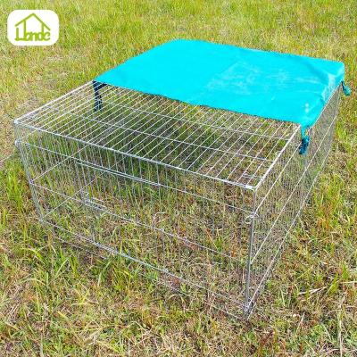 China Breathable Pet's Favorite Folding Cage Is Convenient To Carry Rabbit Cage Rabbit Fence for sale