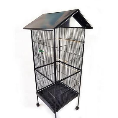 China Breathable Metal Breeding Bird Cage Parrot Cage Big Bird Aviary for sale