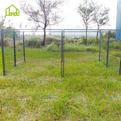 China High Grade Breathable Metal Large Outdoor Commercial Foldable Garden Dog Kennel Cage for sale