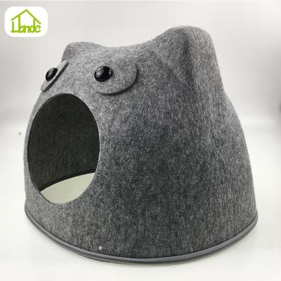 China Lovely viable cat head felt cat's nest for sale