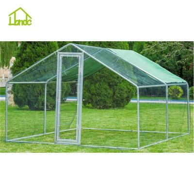 China Large Sustainable Galvanized Outdoor Chain Link Chicken Kennel for sale