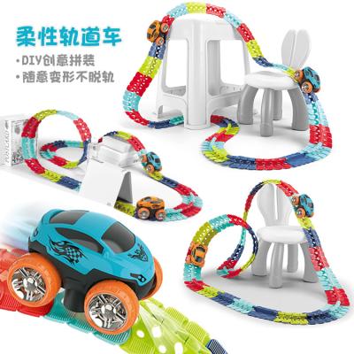 China Assembling Slot Toy DIY Variable Track Race Car With Flexible Track Miniature Race Car Track Toy For Kids for sale