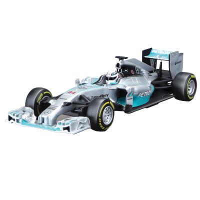 China Toy Burago Diecast 1/32 Diecast Model Car Mercedes Benz Formula 1 Hybrid Simulation Race Car Toy Car W05 for sale