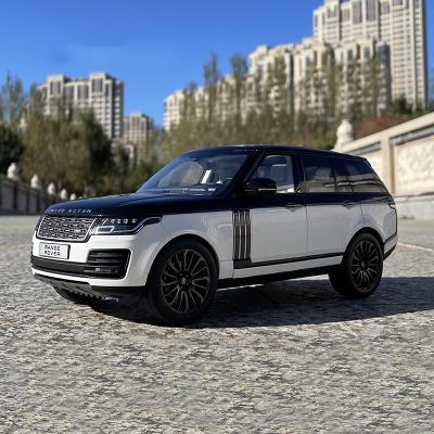 China 1:18 2020 LCD Display Range Rover Simulation Alloy Static Car Model Vehicle Model For Diecast Collection and Gift for sale