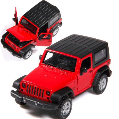 China Toy Alloy Model Car Diecast Pull Back 1/32 Diecast Metal Toy Collectable Model Jeep Cowboy Diecast Model Car for sale