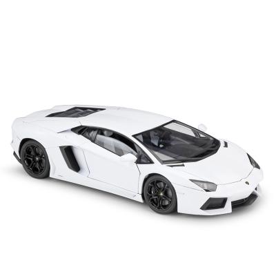 China Toy Decoration 1/18 Toy Welly Diecast Car Model Scale Lamborghini Aventador LP700-4 Alloy Children's Diecast Model Car for sale