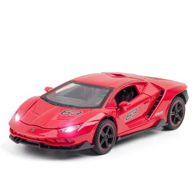 China Diecast Toy 1:32 Diecast Alloy Model Car Pull Back Lamborghini P770-4 Racing Car for sale