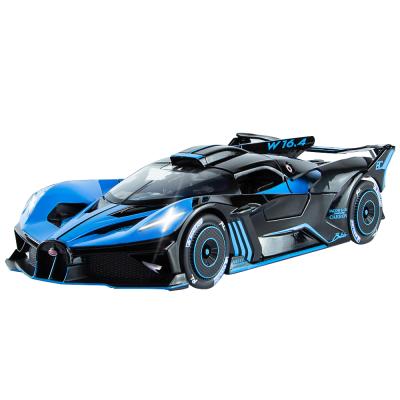 China Toy simulation 1:24 bugatti diecast bolide diecast car alloy model toys for healthy and light kids and boys for sale