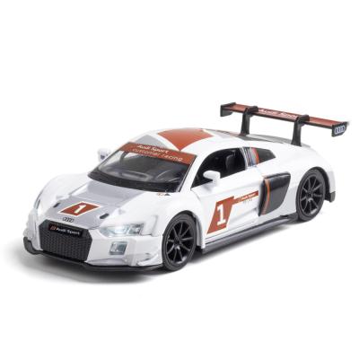 China Diecast Toy 1:32 Diecast Alloy Racing Model Ornaments With Sound And Light Sports Car Audi R8 LMS Children'S Toys for sale